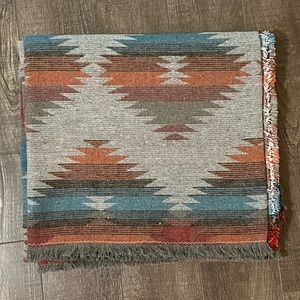Aztec wool blanket